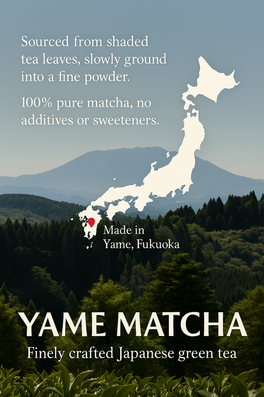 Yame Matcha Green Tea Powder 150g – Premium Japanese Matcha from Fukuoka