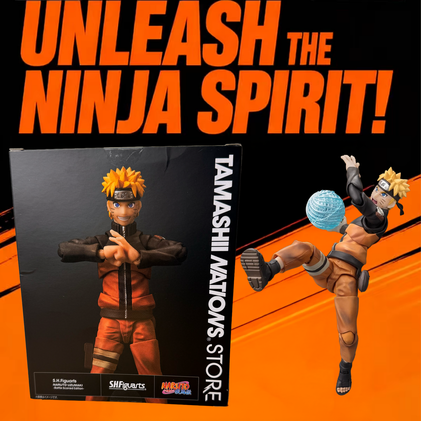S.H.Figuarts Naruto Uzumaki Battle Scarred Edition Exclusive